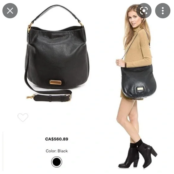 Marc By Marc Jacobs Black Leather Shoulder Bag - Picture 2 of 9